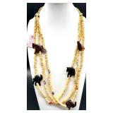 Mixed Collection of Tribal Style Necklaces, Earrings, and Bracelets