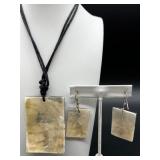 Mixed Collection of Tribal Style Necklaces, Earrings, and Bracelets