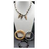Mixed Collection of Tribal Style Necklaces, Earrings, and Bracelets