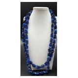 Collection of Colorful Vintage Beaded Necklaces with Matching Earrings and Floral Clip-Ons
