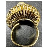 Vintage Costume Jewelry Collection with Faux Pearls and Gold Tone Accents