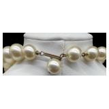 Vintage Costume Jewelry Collection with Faux Pearls and Gold Tone Accents