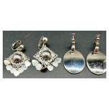 Vintage Rhinestone Jewelry Collection: Brooches, Clip-On Earrings, Rings & Necklace