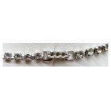 Vintage Rhinestone Jewelry Collection: Brooches, Clip-On Earrings, Rings & Necklace