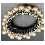Costume Jewelry Lot with Beaded Necklaces, Clip-On Bracelets and Earrings Featuring Park Lane