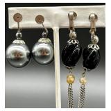Costume Jewelry Lot with Beaded Necklaces, Clip-On Bracelets and Earrings Featuring Park Lane