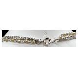 Costume Jewelry Lot with Beaded Necklaces, Clip-On Bracelets and Earrings Featuring Park Lane