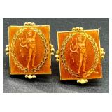 Vintage Cufflinks and Tie Tacks Collection with Swank Display Box