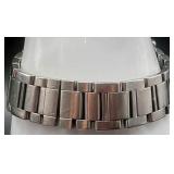 Coach Rectangular Stainless Steel Wristwatch with Bracelet Band with Purchase Limited Warranty Card