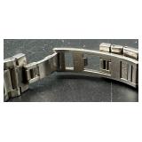 Coach Rectangular Stainless Steel Wristwatch with Bracelet Band with Purchase Limited Warranty Card