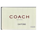 Coach Rectangular Stainless Steel Wristwatch with Bracelet Band with Purchase Limited Warranty Card