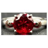 Collection of 7 Costume Jewelry Rings with Pink and Clear Stones