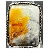 Set of 3 Sterling Silver Statement Rings with Colorful Natural Gemstones