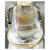 Set of 3 Sterling Silver Statement Rings with Colorful Natural Gemstones