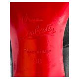 Christian Louboutin Black Leather Heels Size 38