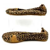 Cole Haan Leopard Accent Lace-Up Sneakers and Mad Love Leopard Flats