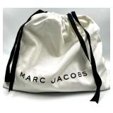 Marc Jacobs Black Leather Satchel Handbag with Gold Hardware and Dust Bag