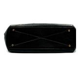 Marc Jacobs Black Leather Satchel Handbag with Gold Hardware and Dust Bag