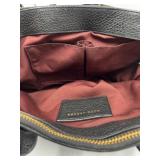 Marc Jacobs Black Leather Satchel Handbag with Gold Hardware and Dust Bag