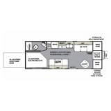 2010 FOREST RIVER WILDWOOD SPORTS 23FLSRV TOY HAULER TRAVEL TRAILER RV