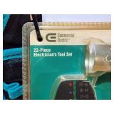 22 Pc. Electricians Tool Set with Carrier