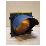 Yellow Caution Traffic Light