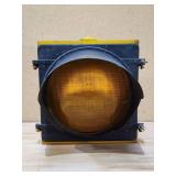 Yellow Caution Traffic Light