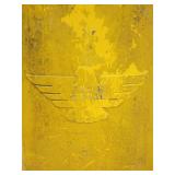 Yellow Caution Traffic Light