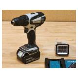 (2) Makita Cordless Drills and Light