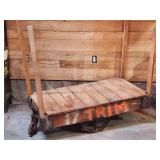 Vintage Wooden Dock Cart