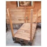 Vintage Wooden Dock Cart