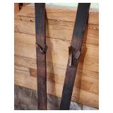 Set of Vintage Wooden Snow Skis