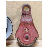 (2) Vintage Pulleys
