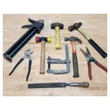 Tool Bucket with Assorted Hand Tools