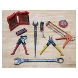Tool Bucket with Assorted Hand Tools