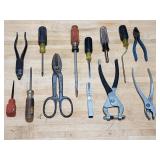 Tool Bucket with Assorted Hand Tools