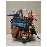 Tool Bucket with Assorted Hand Tools