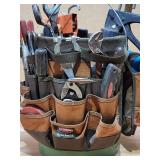 Tool Bucket with Assorted Hand Tools