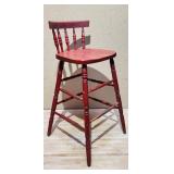 Vintage Red Stool