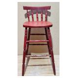 Vintage Red Stool