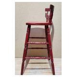 Vintage Red Stool