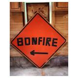 Orange Construction Sign