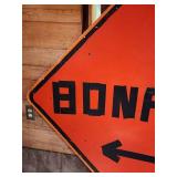 Orange Construction Sign