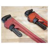 (2) Assorted Pipe Wrenches