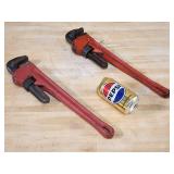 (2) Assorted Pipe Wrenches