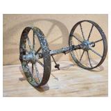 Set of Vintage Wagon / Cartwheels