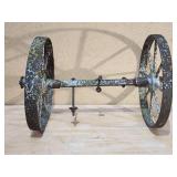 Set of Vintage Wagon / Cartwheels