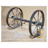 Set of Vintage Wagon / Cartwheels