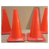 (4) Orange Construction Cones