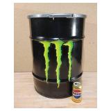 Black Monster Garbage Can